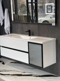 Тумба з умивальником FANCY MARBLE Meloria 1500 L/R  фото