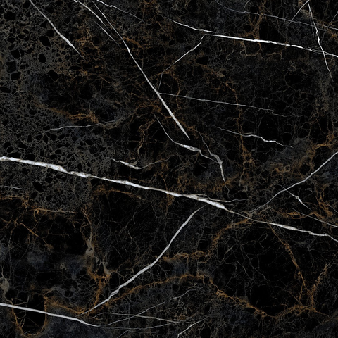 Плитка Golden Tile Nero E Bianco NBС500 Чорний 595x595x11  фото
