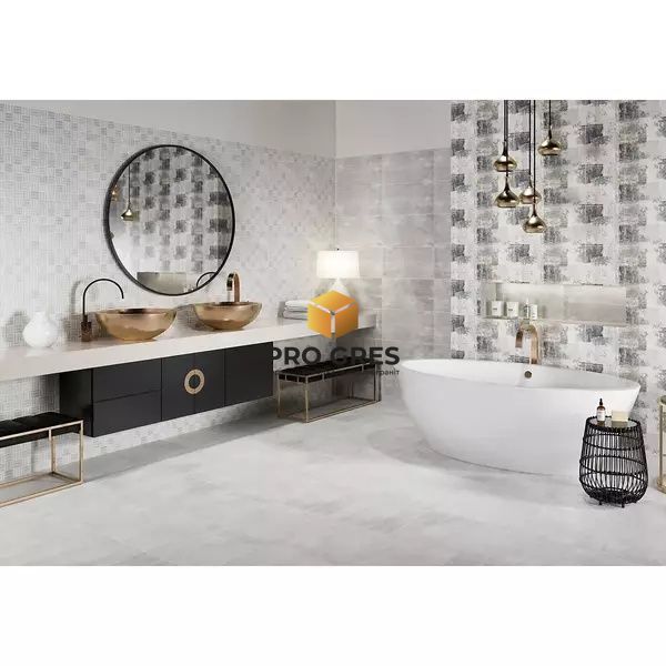 Керамічна плитка для стін Opoczno Avrora Light Grey 29,7x60 см 10 мм  фото