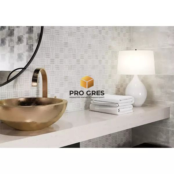 Керамічна плитка для стін Opoczno Avrora Light Grey 29,7x60 см 10 мм  фото