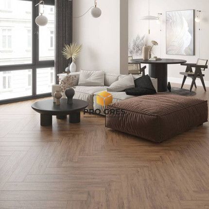 Керамічна плитка для підлоги та стін TEO CERAMICS Aurora Honey F PR 150x900x8 R Mat 1 гатунок  фото