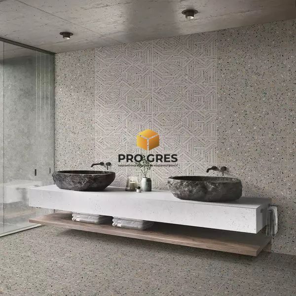 Керамічна плитка для підлоги та стін DESEO ceramica Mozaic Stone G Gobi Gris 30x60 см 9,5 мм  фото