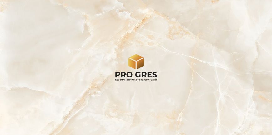 Керамічна плитка для підлоги та стін Zarko BOLD ONYX BEIGE-Polished 600X1200  фото