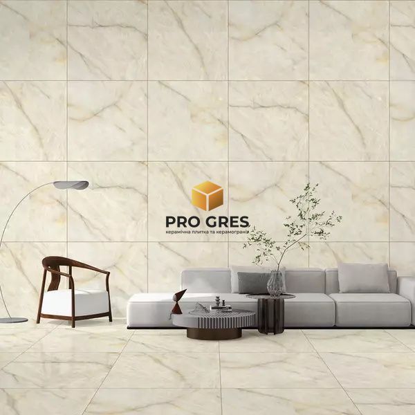 Керамограніт для підлоги та стін DESEO ceramica Rozex Aravali Ivory Pol 60x60 см 8,2 мм  фото