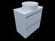 Тумба з умивальником FANCY MARBLE Fiji 70-2 фото 2