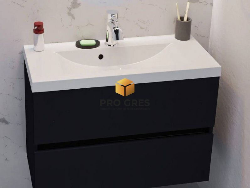 Тумба з умивальником FANCY MARBLE Rodos 80  фото