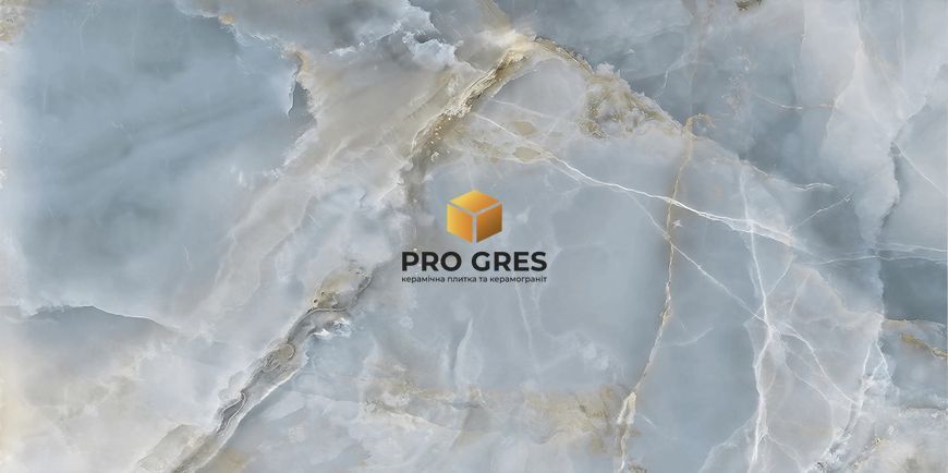 Керамічна плитка для підлоги та стін Zarko BOLD ONYX AQUA-Polished 600X1200  фото