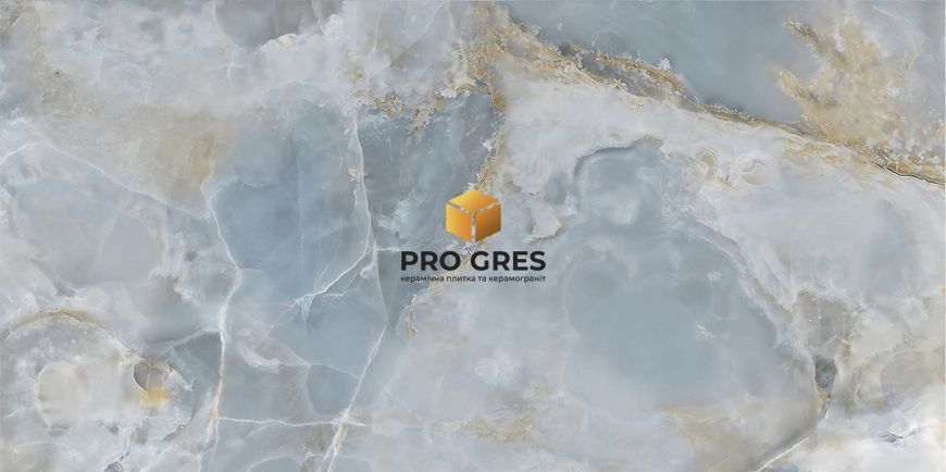 Керамічна плитка для підлоги та стін Zarko BOLD ONYX AQUA-Polished 600X1200  фото