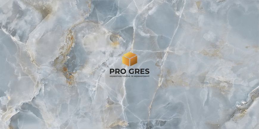 Керамічна плитка для підлоги та стін Zarko BOLD ONYX AQUA-Polished 600X1200  фото