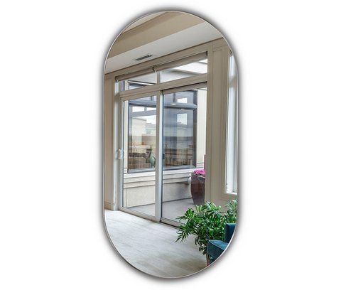 Дзеркало J-Mirror Inox S 180x40 Black  фото