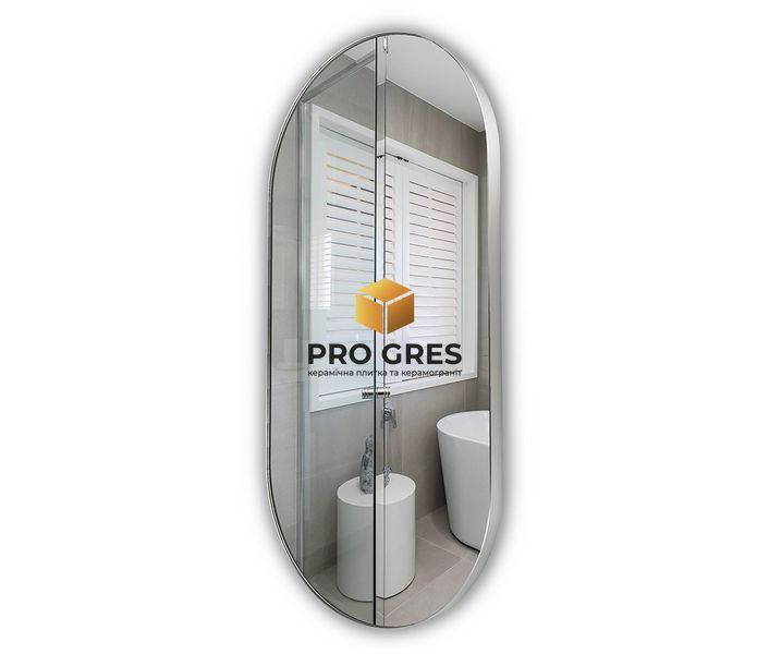 Дзеркало J-Mirror Inox S 180x40 Black  фото