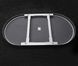 Дзеркало J-Mirror Inox S 180x40 Black фото 7