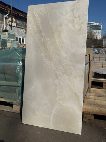 Керамічна плитка для підлоги та стін TEO CERAMICS Onix Cream F P 600x1200x8 R Somat 1  фото
