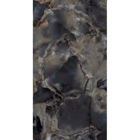 Керамічна плитка для підлоги та стін TEO CERAMICS | Itaka Black F P 600x1200x8 R Full Lappato 2 гатунок  фото