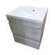 Тумба FANCY MARBLE Borneo 600 під умивальник Lucia, sonoa димчатий, направл Blum Borneo 60S фото 1