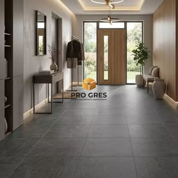 Керамічна плитка DESEO ceramica підлоги та стін Industrial Black 42x42 см 1 гатунок  фото