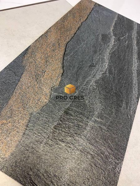 Керамічна плитка для підлоги та стін TEO CERAMICS Slate Anthracite F PC 600x1200x8 R Sugar 1  фото