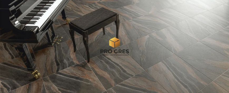 Керамічна плитка для підлоги та стін TEO CERAMICS Slate Anthracite F PC 600x1200x8 R Sugar 1  фото