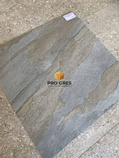 Керамічна плитка для підлоги та стін TEO CERAMICS Slate Grey F PC 600x600 R Sugar 1  фото
