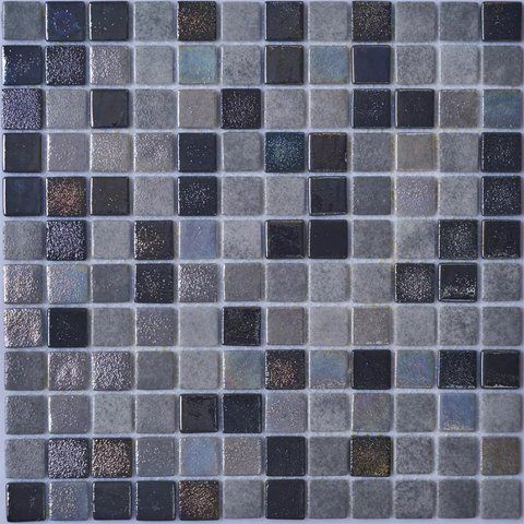 Плитка Мозаїка Gray Matt Mix 317х317 AquaMo  фото