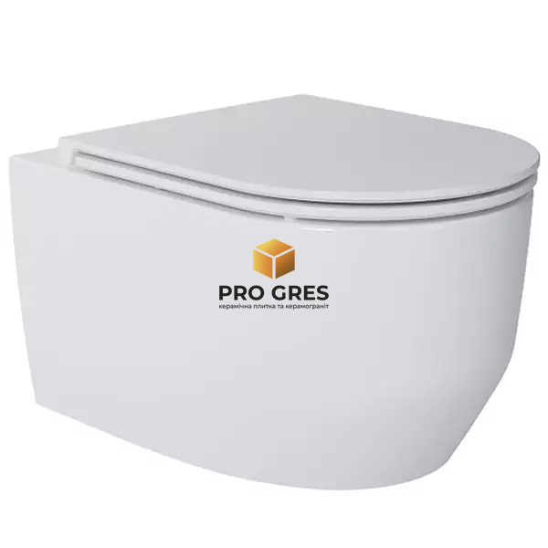 Унітаз підвісний Devit Art 3.0 3030140 безобідковий з кришкою soft-close, Vortex Flush, білий глянець  фото
