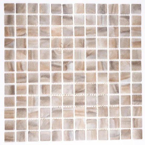 Плитка Мозаїка Revolut Light Beige 317х317 AquaMo  фото