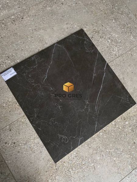 Керамічна плитка для підлоги та стін TEO CERAMICS Marmolino Anthracite F P 600x600x8 R Mat 1  фото