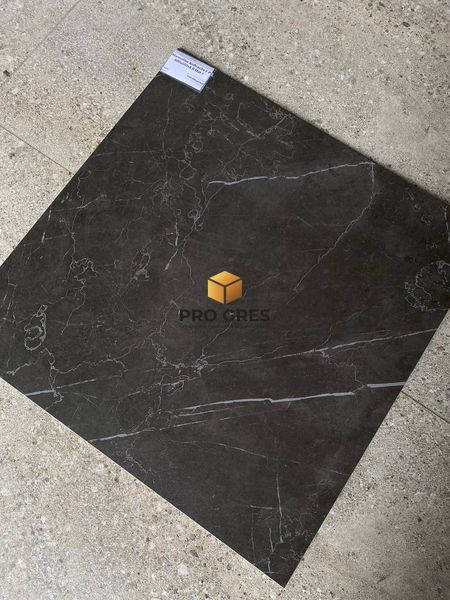 Керамічна плитка для підлоги та стін TEO CERAMICS Marmolino Anthracite F P 600x600x8 R Mat 1  фото