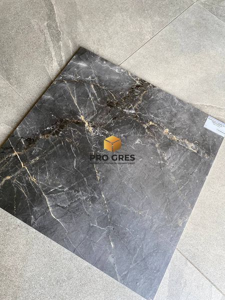Керамічна плитка для підлоги та стін Dado Ceramica CHARME BLACK 600x600 Rettificato  фото