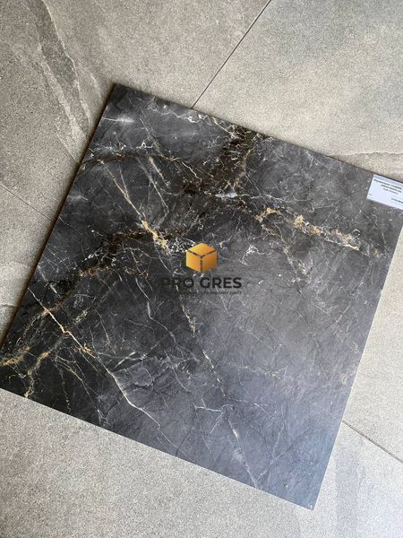 Керамічна плитка для підлоги та стін Dado Ceramica CHARME BLACK 600x600 Rettificato  фото