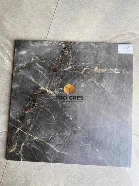 Керамічна плитка для підлоги та стін Dado Ceramica CHARME BLACK 600x600 Rettificato  фото