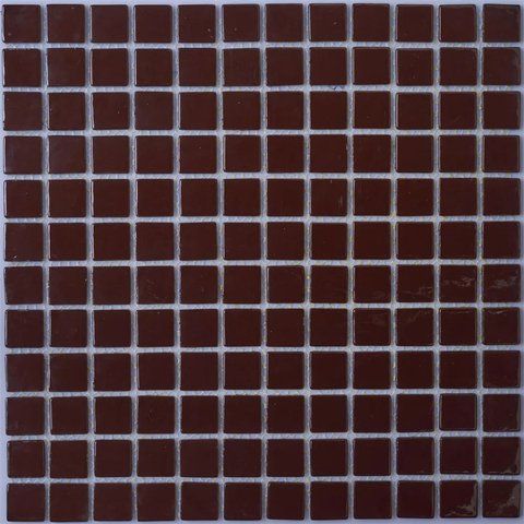 Плитка Мозаїка MK25107 Dark Brown 317х317 AquaMo  фото